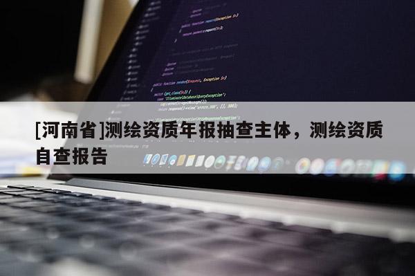 [河南省]測繪資質年報抽查主體，測繪資質自查報告