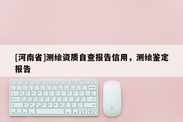 [河南省]測繪資質(zhì)自查報告信用，測繪鑒定報告
