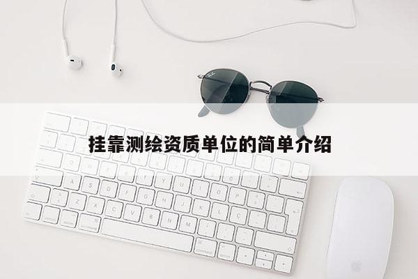 掛靠測繪資質單位的簡單介紹