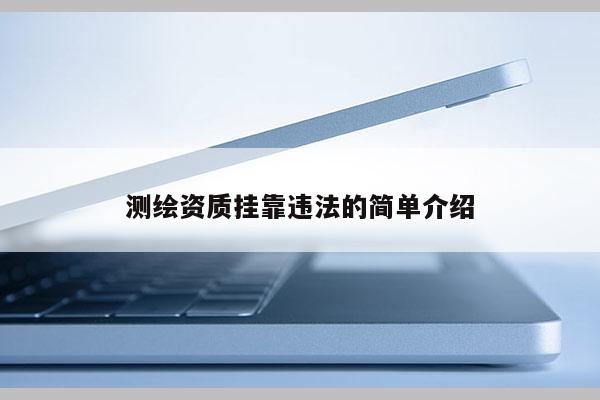 測繪資質(zhì) *** 違法的簡單介紹